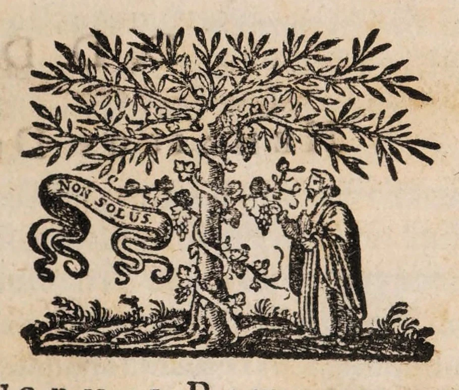 An illustration from Disputatio medica inauguralis de nutritione ..., 1667, leaf 1