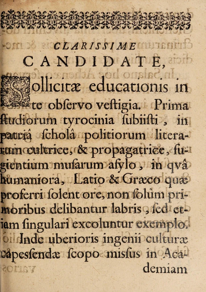 An illustration from Dissertatio inauguralis exhibens diariam, 1668, leaf 3