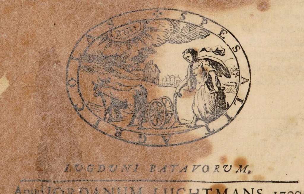 An illustration from Gulielmus Cowper, criminis literarii citatus, coram tribunali ... Societatis Britanno-regiae, 1700, leaf 5