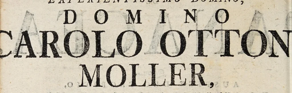 An illustration from Dissertatio inauguralis medica, de panacea ..., 1730, leaf 2