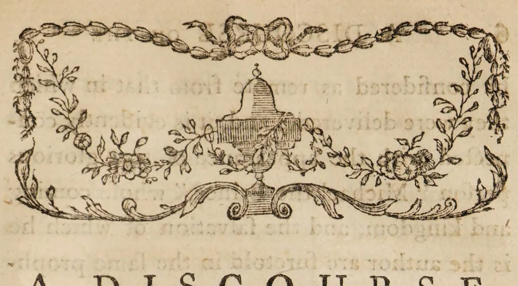 An illustration from A discourse intended to commemorate the discovery of America by Christopher Columbus : delivered at the request of the Historical Society in Massachusetts on the 23d day of October, 1792, being the completion of the third century since that memorable event : to which are added four dissertations, connected with various parts of the discourse, connected with various parts of the discourse, viz. ..., 1792, leaf 5