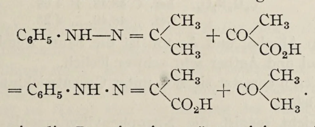 An illustration from Untersuchungen über Triphenylmethanfarbstoffe, Hydrazine und Indole, 1924, leaf 787