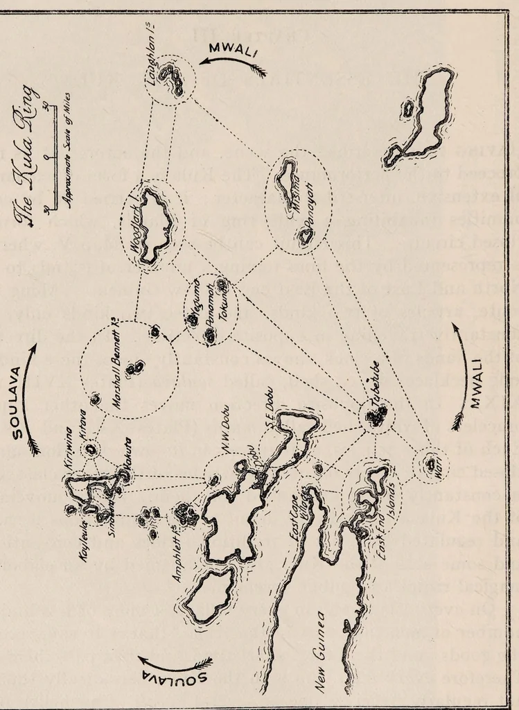 An illustration from Argonauts of the western Pacific : an account of native enterprise and adventure in the archipelagoes of Melanesian New Guinea, 1922, leaf 136