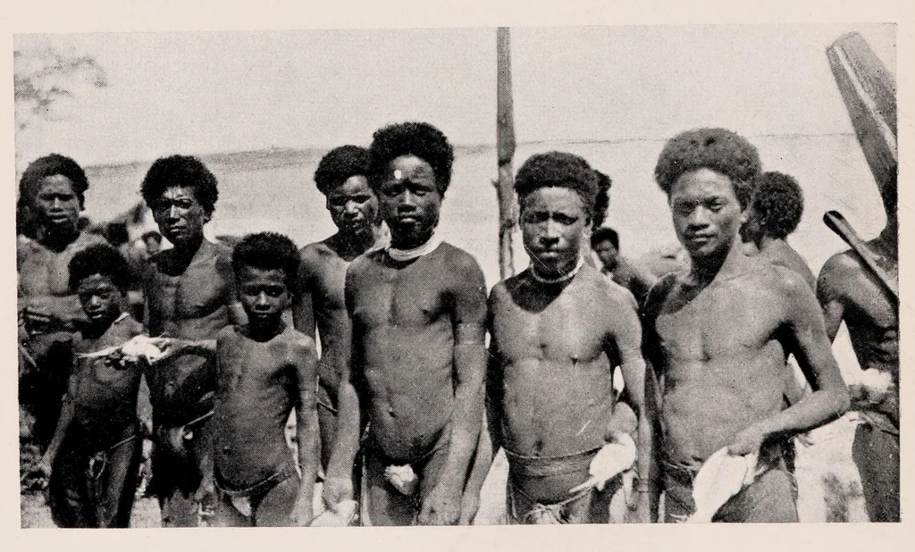 An illustration from Argonauts of the western Pacific : an account of native enterprise and adventure in the archipelagoes of Melanesian New Guinea, 1922, leaf 94