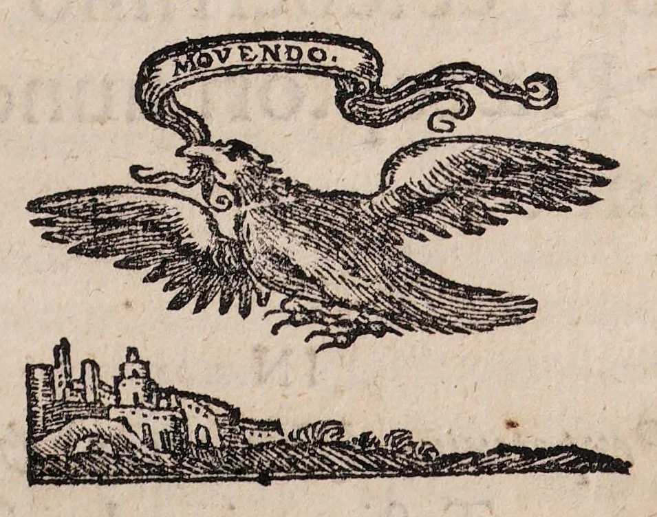 An illustration from Disputatio medica inauguralis de peste ..., 1666, leaf 1