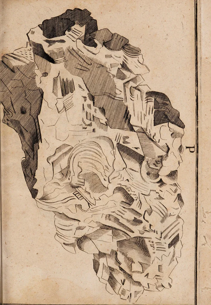 An illustration from Dissertazione epistolare del fosforo minerale ò sia della pietra illuminabile bolognese, 1698, leaf 59