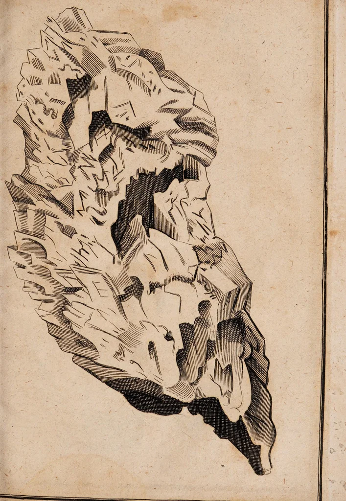 An illustration from Dissertazione epistolare del fosforo minerale ò sia della pietra illuminabile bolognese, 1698, leaf 61