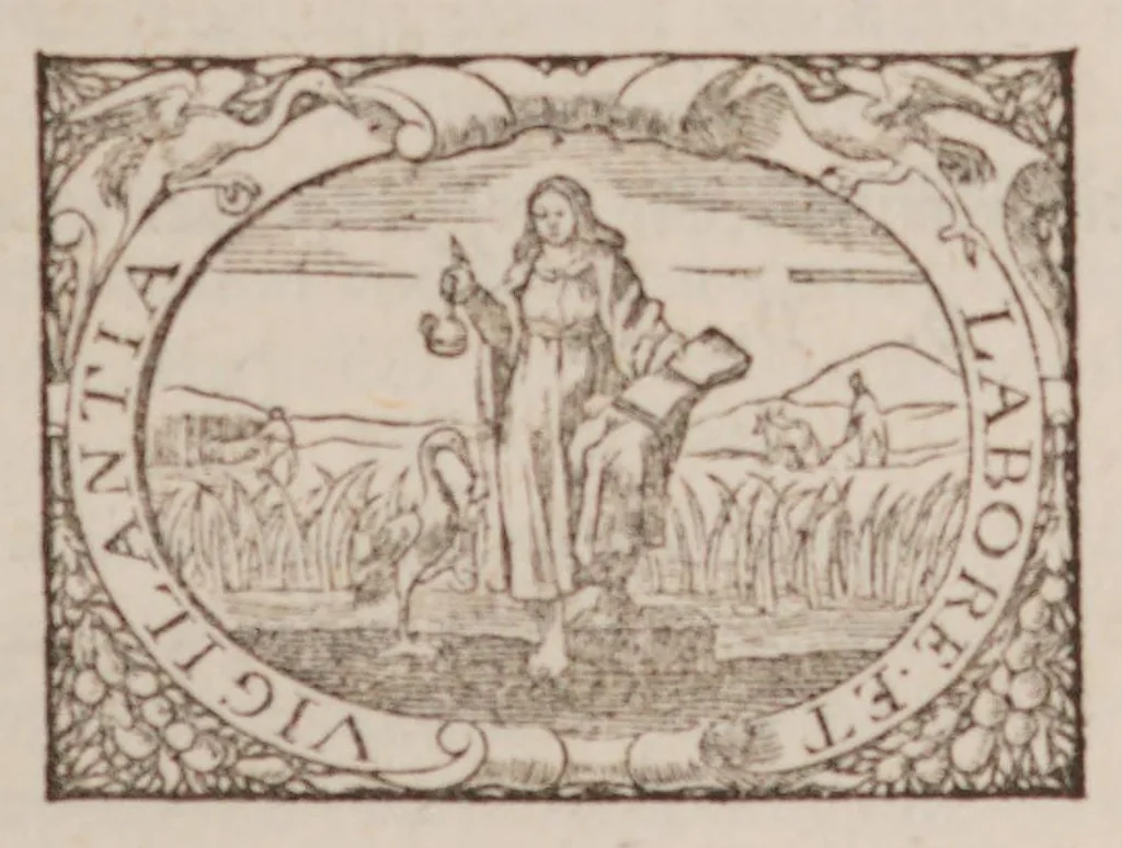 An illustration from Generosiss. nobiliss. expertissimique Di. Di. Ludovici de Bils à Coppensdamme, Bonem, &c. Di. Responsio ad admonitiones Di. Johannis ab Horne in Academiâ Lugd-Bat. anatomes ac chirurgiae profess. ordinarii : ut & ad animadversiones Di. Pauli Barbette medici Amstelodamensis in anatomica Bilsiana., 1661, leaf 1