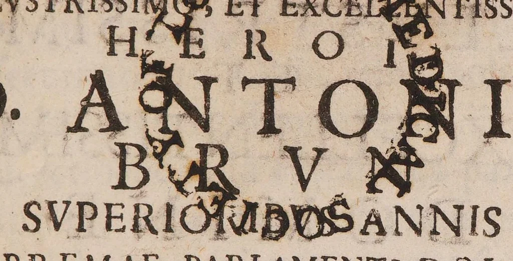 An illustration from De manna, 1648, leaf 11