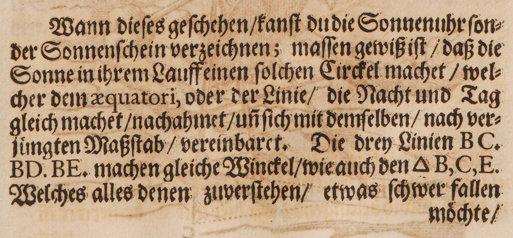 An illustration from Speculum solis, das ist: Sonnen-Spiegel, oder kunstständiger ... Bericht von den Sonnen Uhren ... vormals ... in zweyen Theilen beschrieben, nunmehr aber mit dem dritten Theil, allerhand neuer Erfindungen vermehret ..., 1660, leaf 101