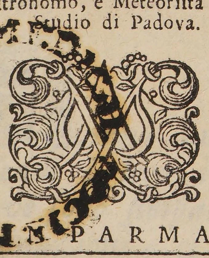 An illustration from Le forze d'Eolo dialogo fisico-matematico sopra gli effetti del vortice, ò sia turbine, detto negli stati veneti la Bisciabuova. Che il giorno 29 luglio 1686 hà scorso, e flagellato molte ville, e luoghi de' territorj di Mantova, Padova, Verona, &c, 1694, leaf 11