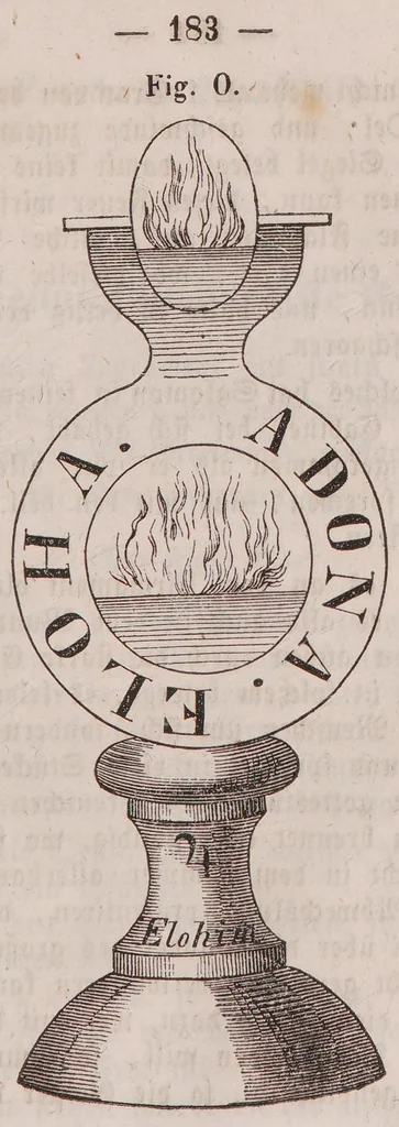 An illustration from Wunder-Buch von der göttlichen Magie, 1850, leaf 185