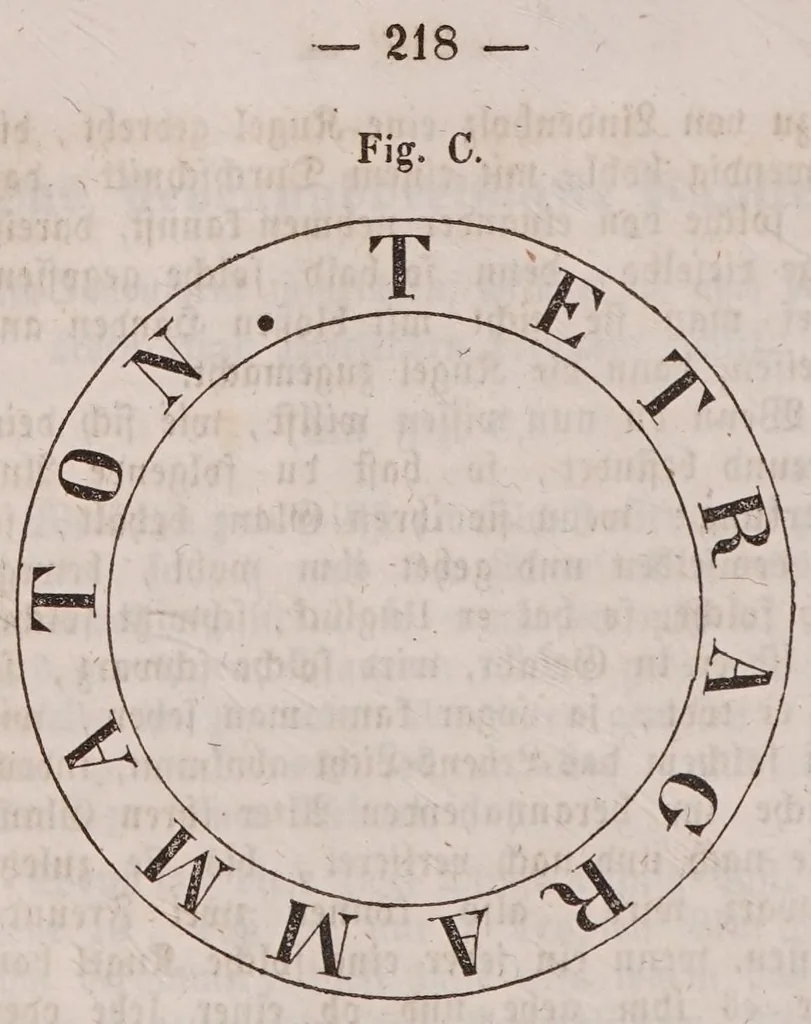 An illustration from Wunder-Buch von der göttlichen Magie, 1850, leaf 220