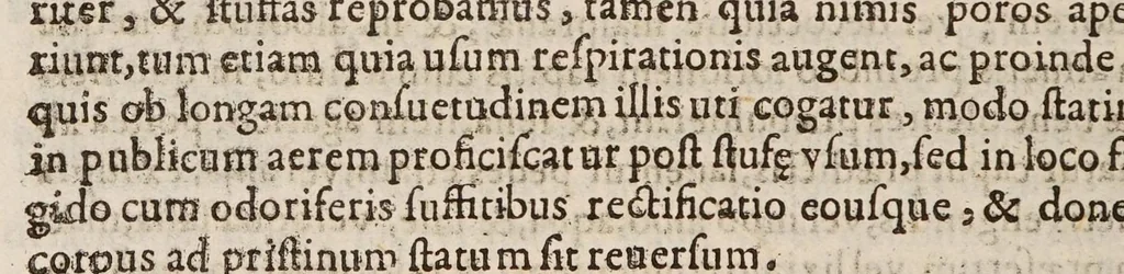 An illustration from De morbis communibus liber. Ejusdem tractatus de variolis, et appendix ad librum de morbis communibus in quo agitur de causa praesentis tempestatis ..., 1596, leaf 194