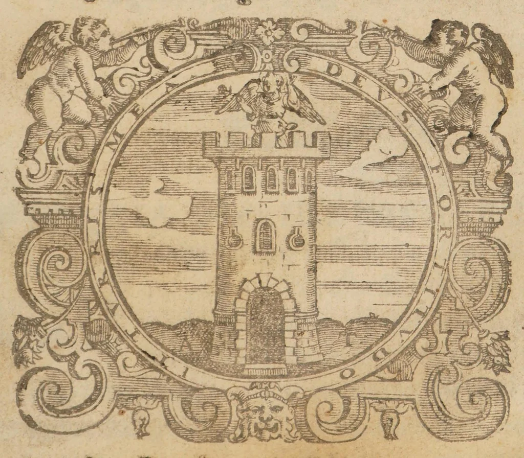 An illustration from Propugnacolo fortissimo per reprimere e rintucciare il fiero orgoglio, e la crudel tirannide di qual si voglia peste, ò contagio che si sia, 1626, leaf 11