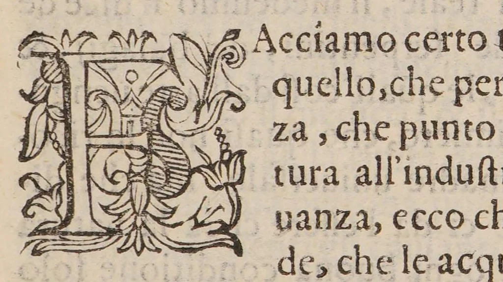 An illustration from Discorso della vecchia et nuova medicina, nel quale si ragiona delle cose ritrouate à nostri secoli, e particolarment dell'oro artificiale, 1592, leaf 83