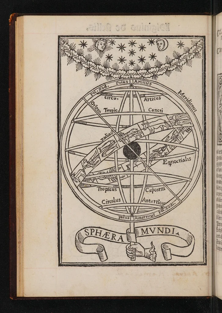An illustration from Higinius de stellis, 1513, leaf 12