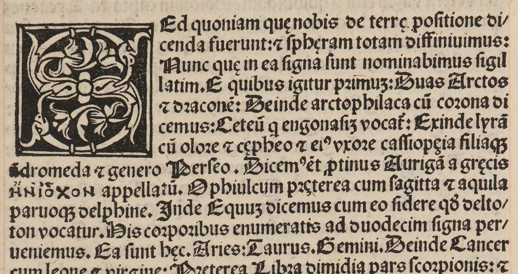 An illustration from Higinius de stellis, 1513, leaf 19