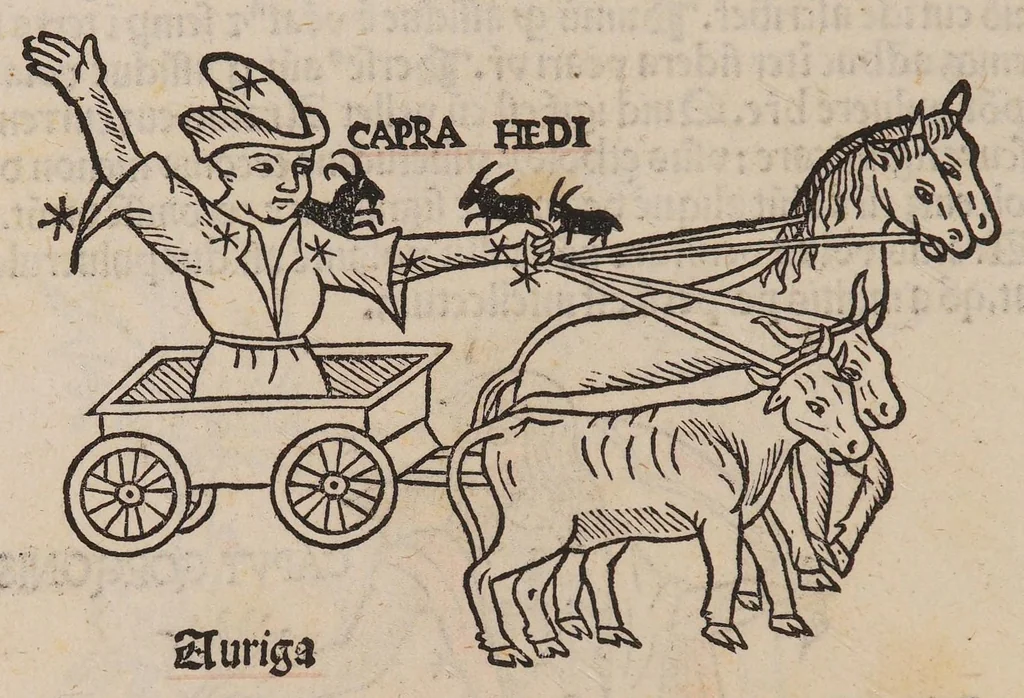 An illustration from Higinius de stellis, 1513, leaf 60