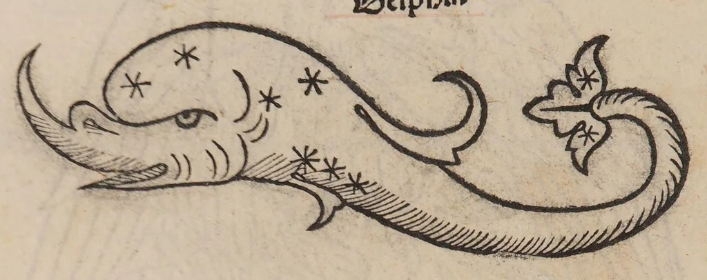 An illustration from Higinius de stellis, 1513, leaf 64