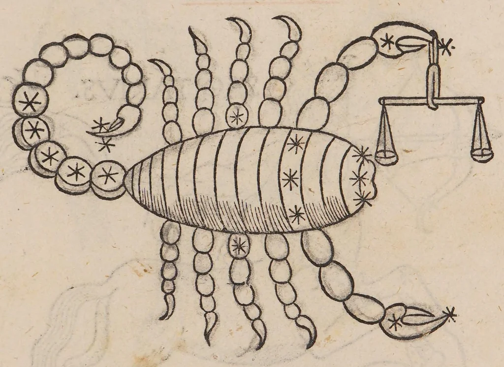 An illustration from Higinius de stellis, 1513, leaf 73
