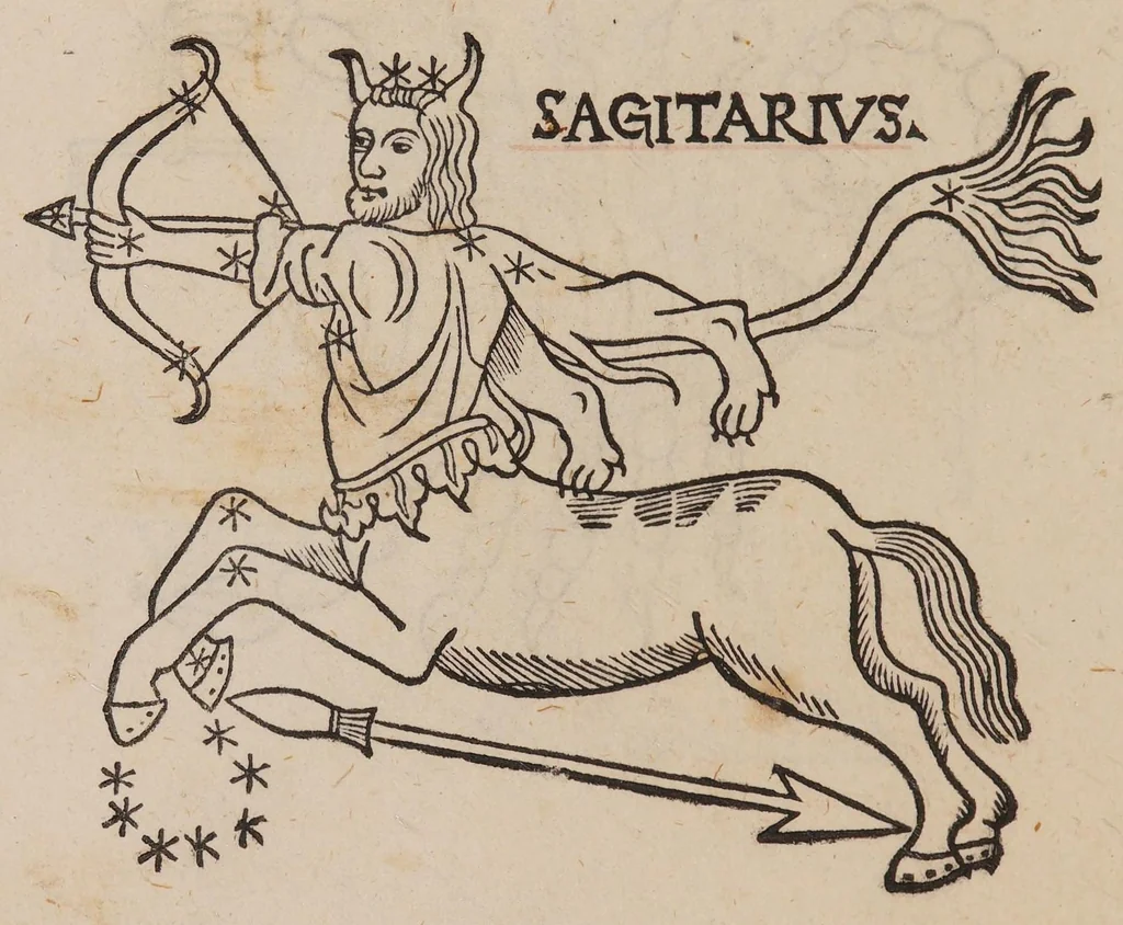 An illustration from Higinius de stellis, 1513, leaf 74