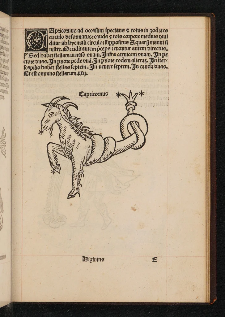 An illustration from Higinius de stellis, 1513, leaf 75