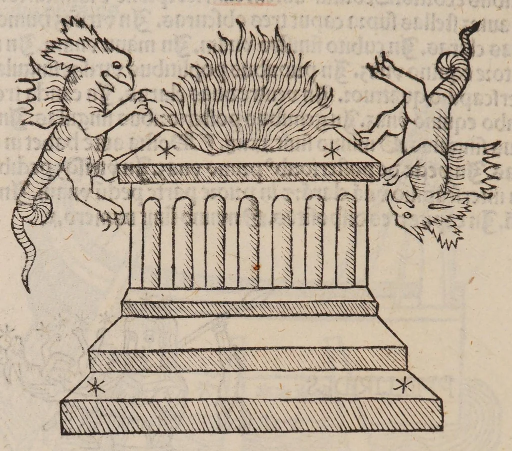 An illustration from Higinius de stellis, 1513, leaf 86