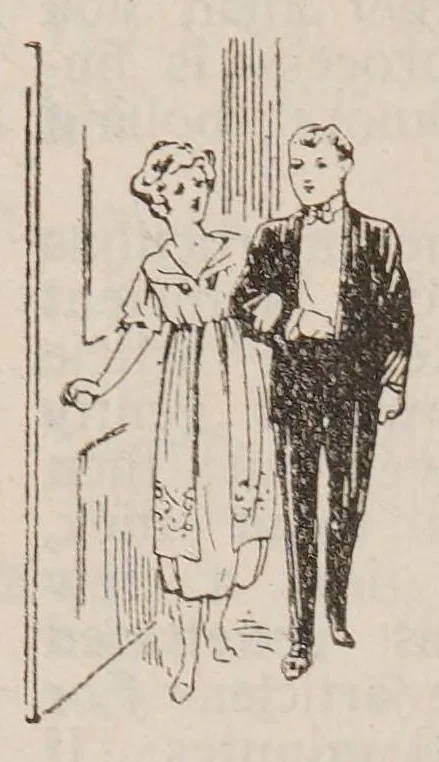 An illustration from After-the-War economy : the story of a woman's adventures in the art of home-dyeing profitable home-dyeing with Drummer dyes, 1920, leaf 16
