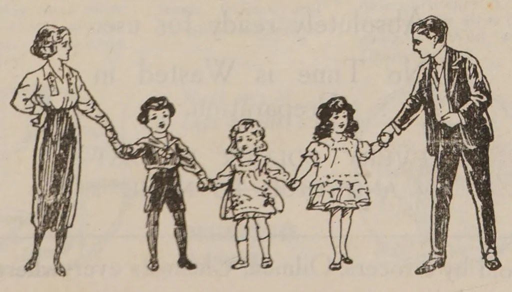 An illustration from After-the-War economy : the story of a woman's adventures in the art of home-dyeing profitable home-dyeing with Drummer dyes, 1920, leaf 21