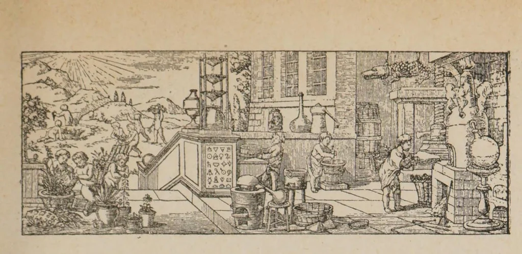 An illustration from Catalogue raisonné des ouvrages qui sont en vente à la librairie générale des science occultes, 1903, leaf 3