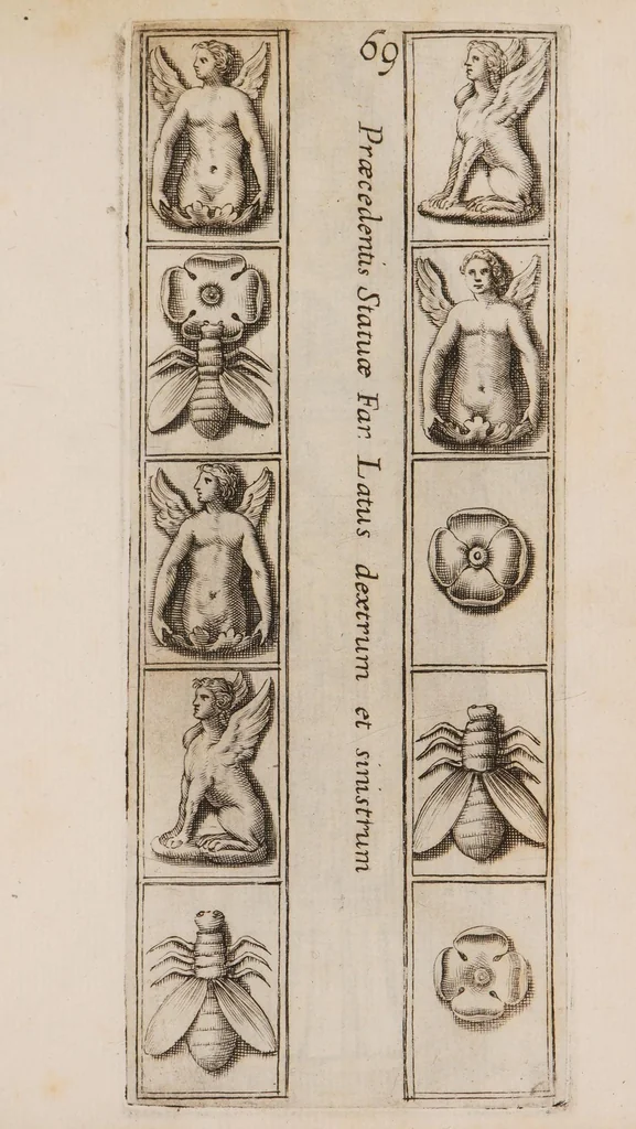An illustration from Symbolica Dianae Ephesiae statua ... exposita, 1657, leaf 93