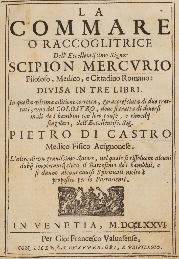 An illustration from La commare o raccoglitrice ... divisa in tre libri, 1676, leaf 11