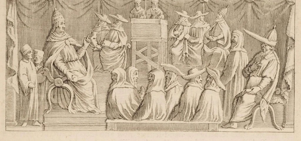An illustration from Historiarum libri sex. Seu de rebus gestis a Joanne et Manuele Comnenis Impp. CP, 1670, leaf 251