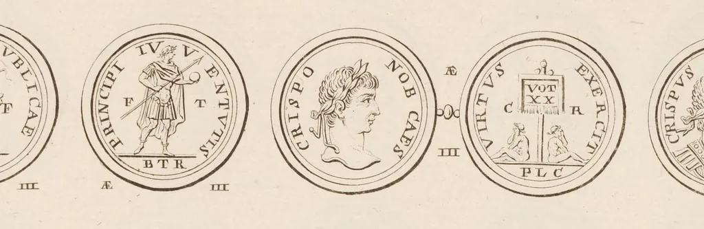 An illustration from Médaillons du Cabinet du Roi, i.e. Louis XIV, 1680, leaf 105
