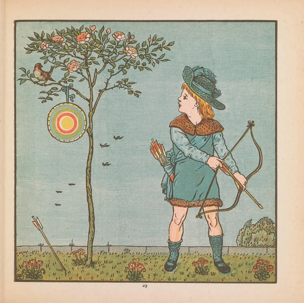 An illustration from The baby's bouquet : a fresh bunch of old rhymes & tunes, 1878, leaf 33