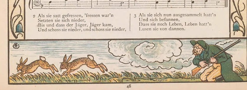 An illustration from The baby's bouquet : a fresh bunch of old rhymes & tunes, 1878, leaf 52