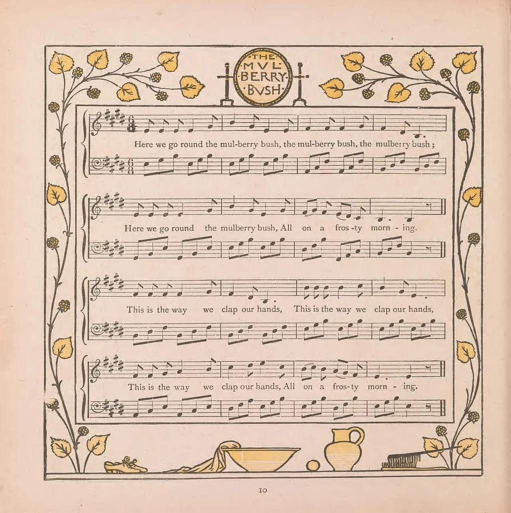 An illustration from The baby's opera : a book of old rhymes, with new dresses, 1900, leaf 14