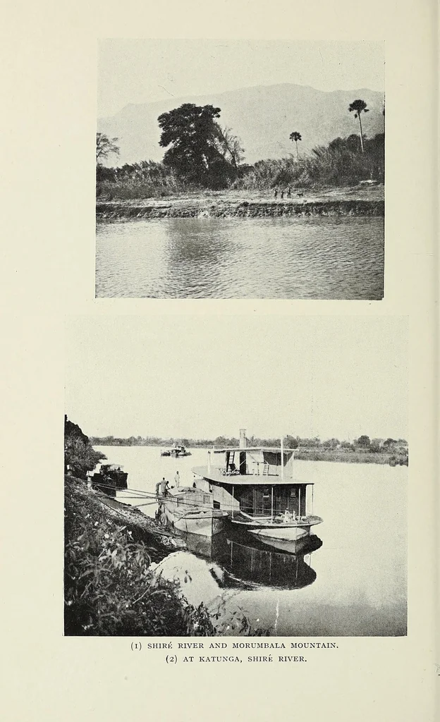 An illustration from The backbone of Africa : a record of travel during the Great War, with some suggestions for administrative reform, 1921, leaf 48