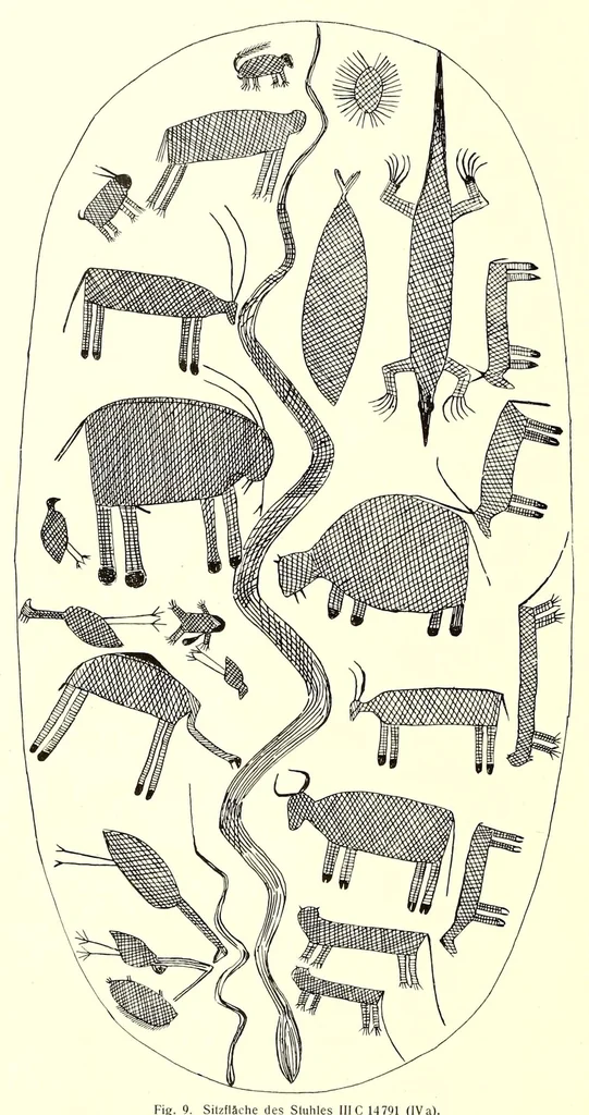 An illustration from Baessler-Archiv, 1910, leaf 74