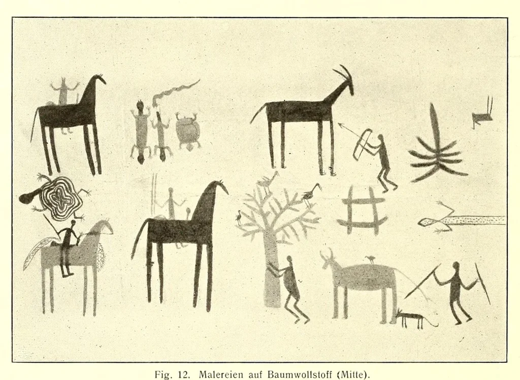 An illustration from Baessler-Archiv, 1910, leaf 76