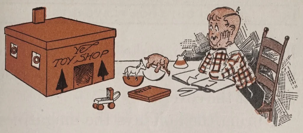 An illustration from Bailey's in and out-door playgames;boys' and girls' book of what to play and make,, 1923, leaf 109