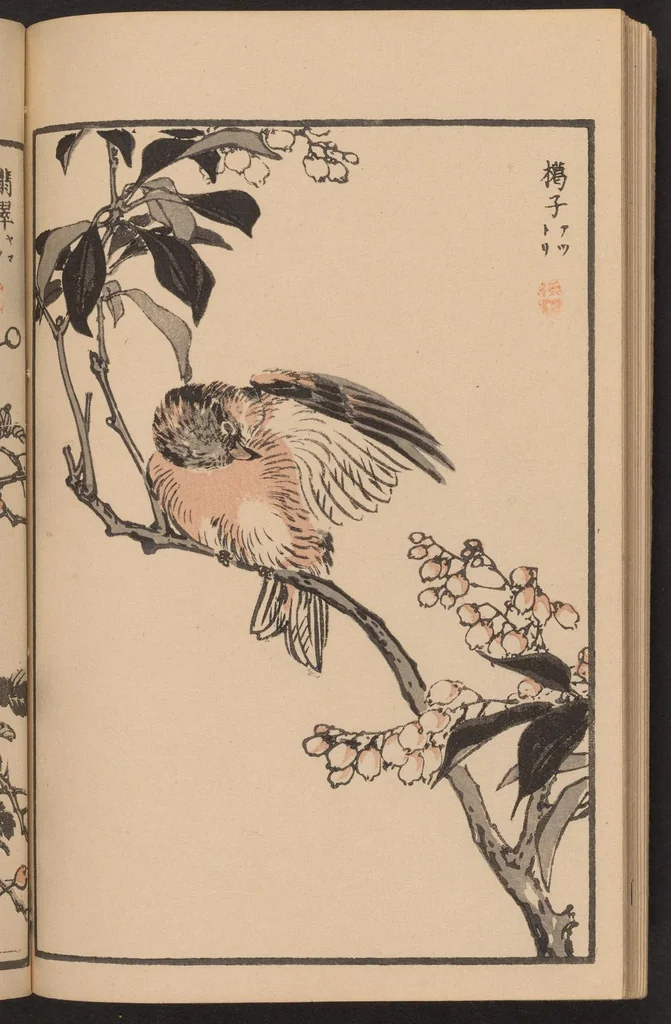 An illustration from Bairei hyakuchō gafu, 1881, leaf 20