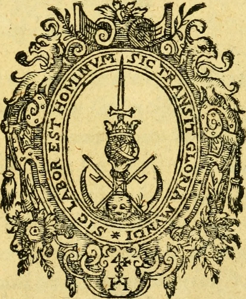 An illustration from Baldi Angeli Abbatii ... De admirabili viperae natura, & de mirificis ejusdem facultatibus liber, 1603, leaf 4