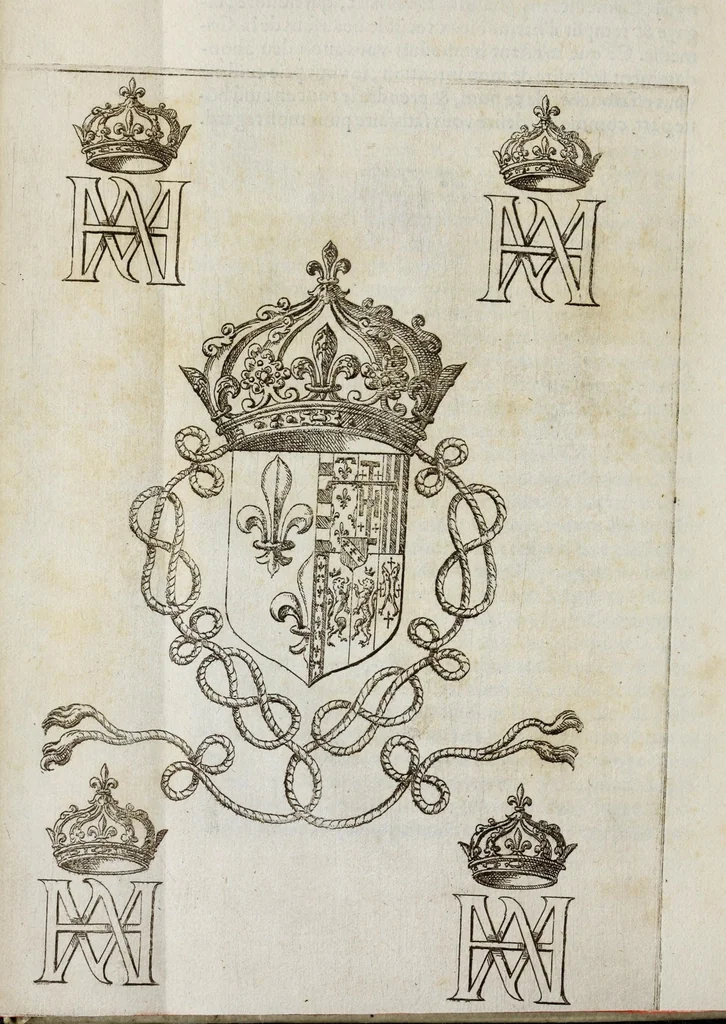 An illustration from Balet comiqve de la royne : faict avx nopces de monsieur le duc de Ioyeuse & madamoyselle de Vaudemont sa soeur, 1582, leaf 20