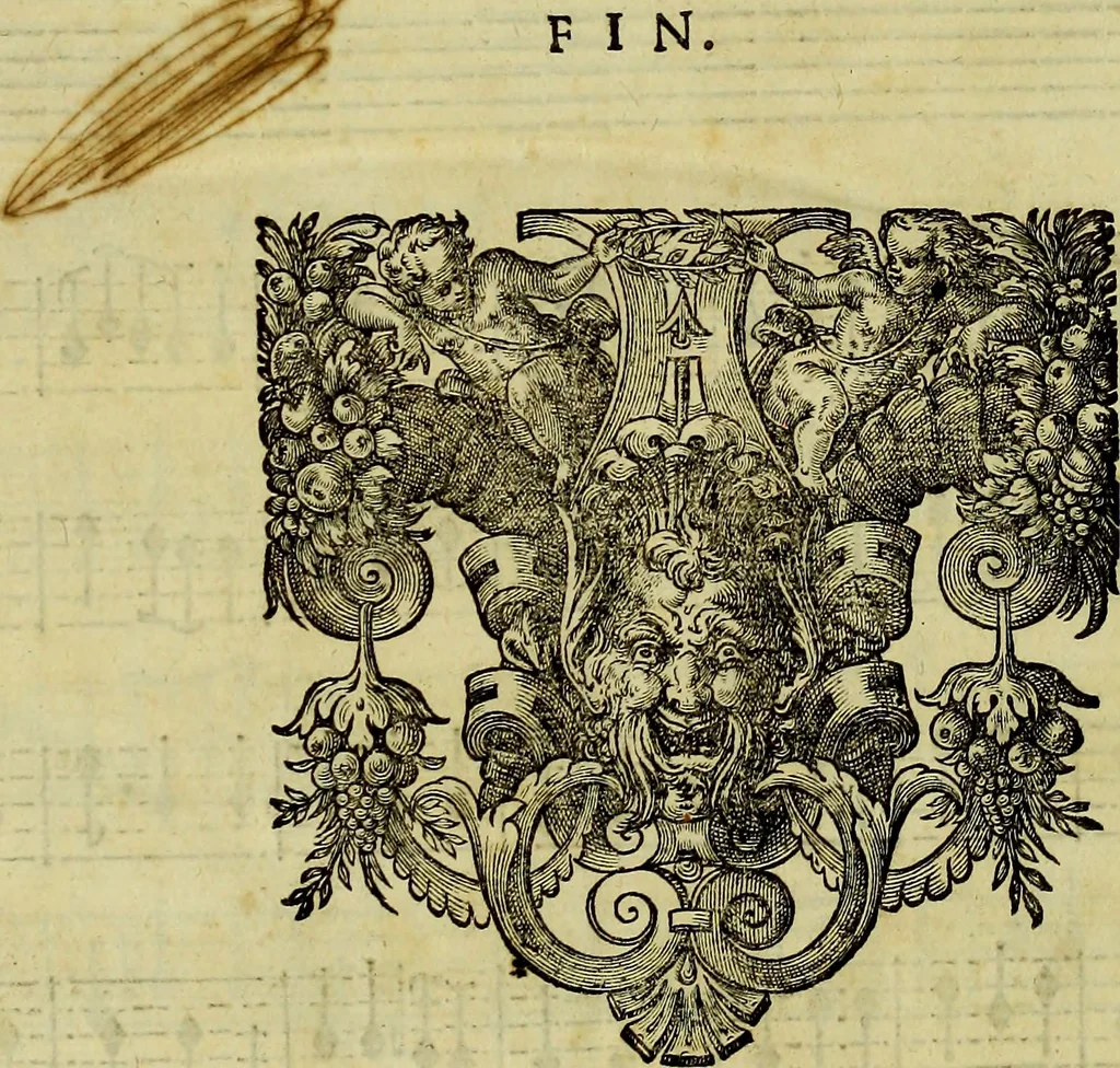 An illustration from Ballet du temple de la paix, 1685, leaf 223