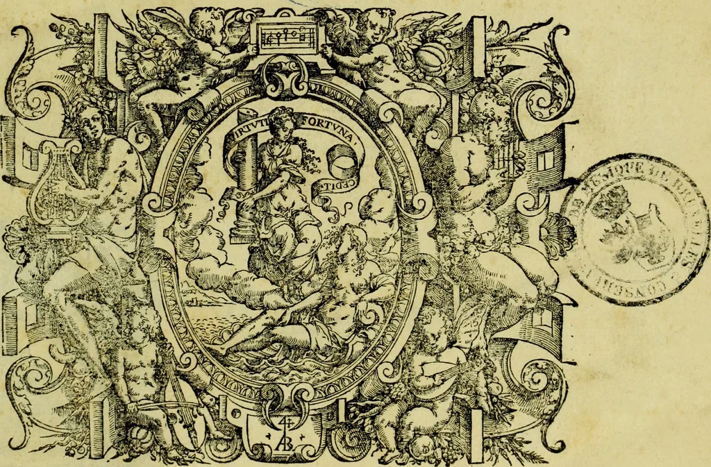 An illustration from Ballet du temple de la paix, 1685, leaf 4