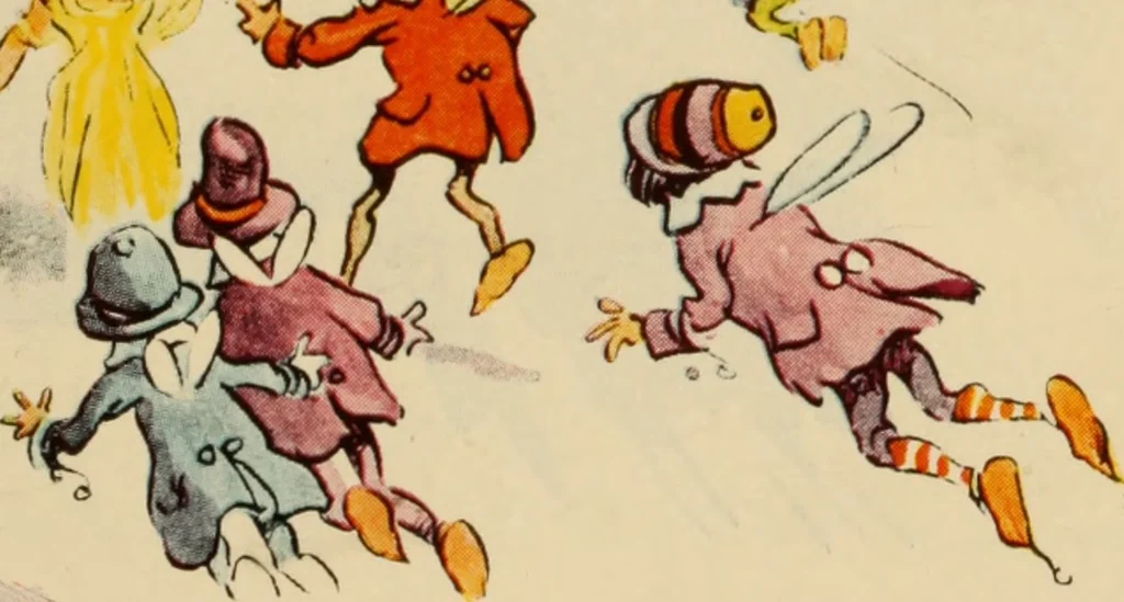 An illustration from The bam bam clock, 1920, leaf 18