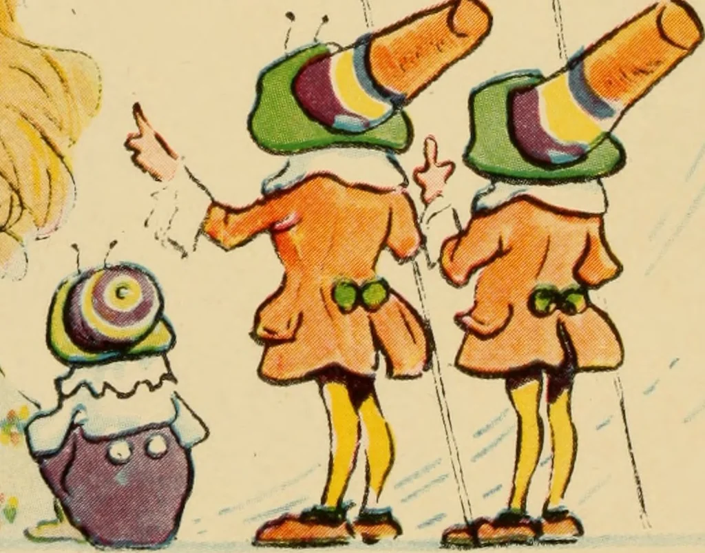 An illustration from The bam bam clock, 1920, leaf 19