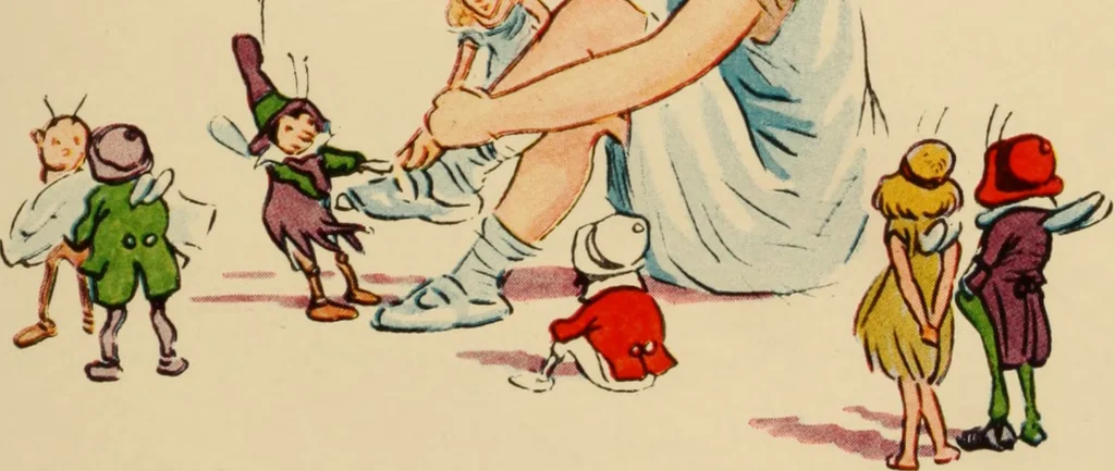 An illustration from The bam bam clock, 1920, leaf 32
